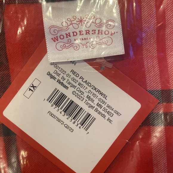 Wondershop Women’s 2 piece Plaid Flannel Pajama set available 1X NWT - Picture 7 of 7